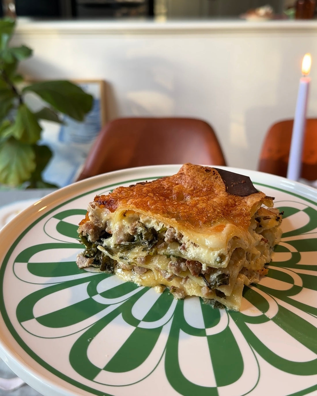 Spicy Sausage & Fennel Lasagna