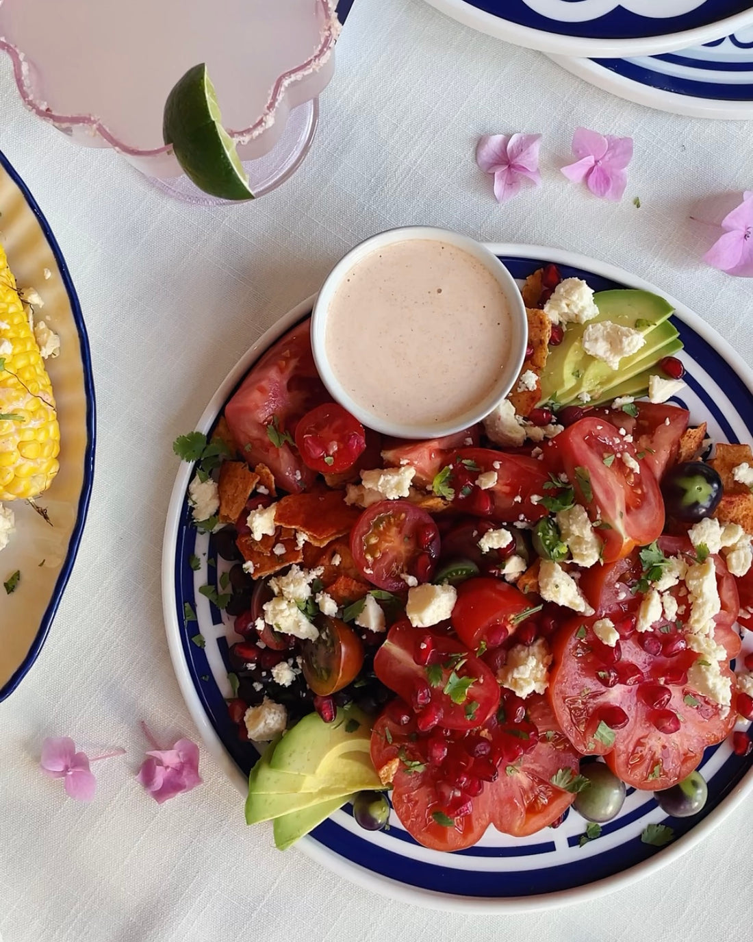Two angles of the taco salad, @intothesauce, Into the Sauce, Tori Fazon, #intothesauce