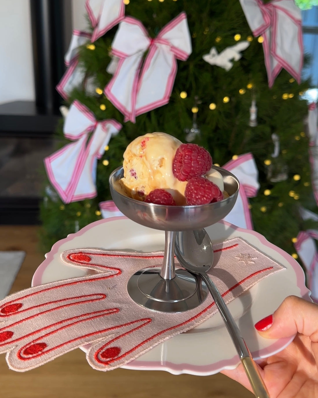 Dulce De Leche, Raspberry & Vodka Semifreddo