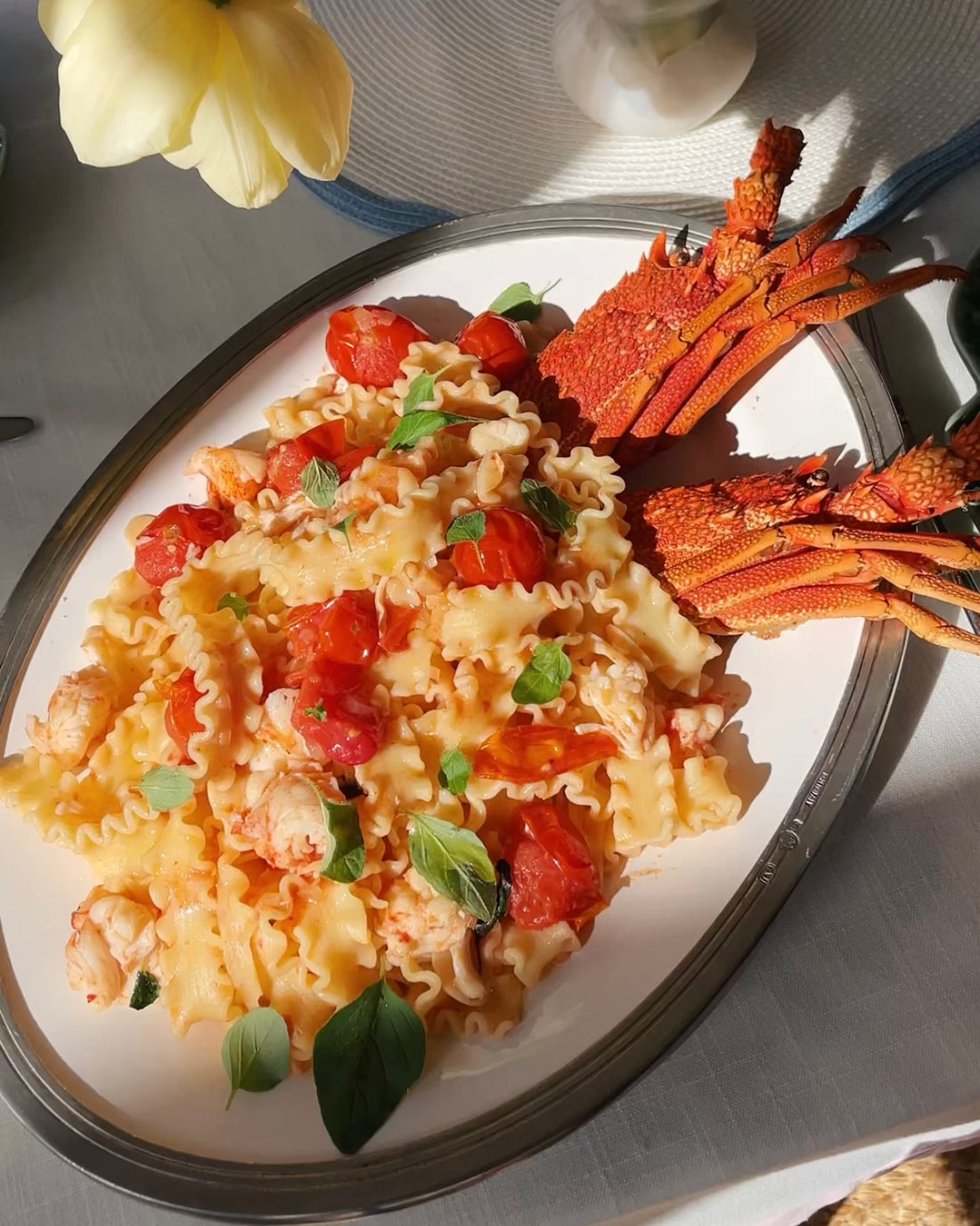 Cherry Tomato & Lobster Pasta