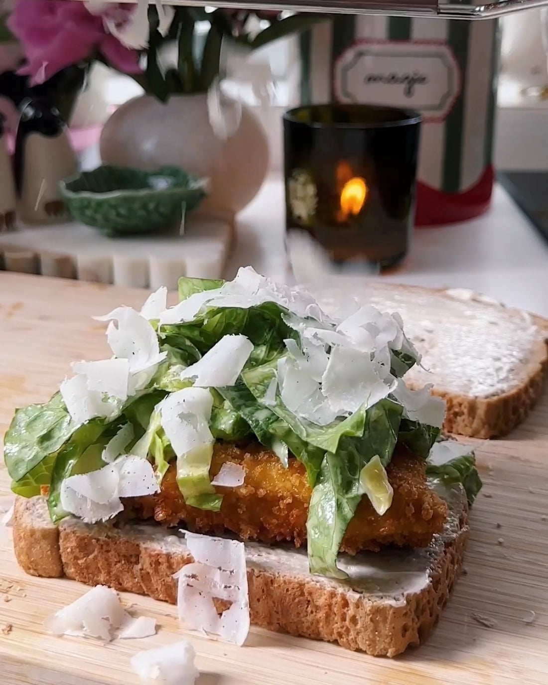 Chicken Caesar Sandwiches