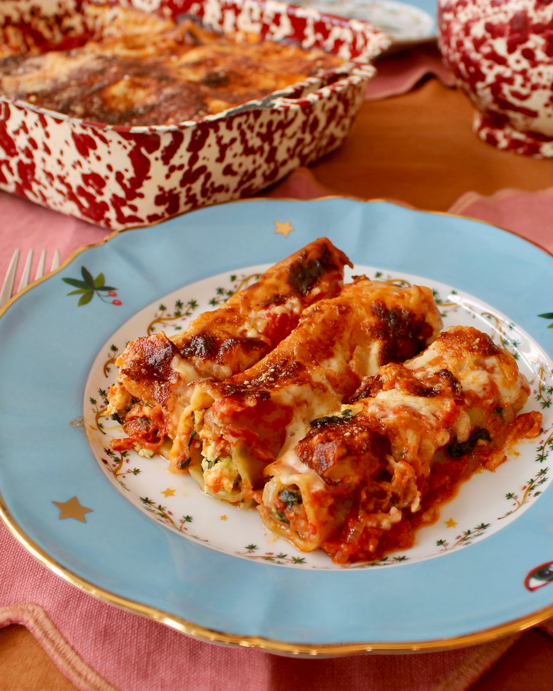 Italian Sausage & Ricotta Cannelloni