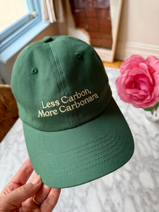 Less Carbon, More Carbonara Cap