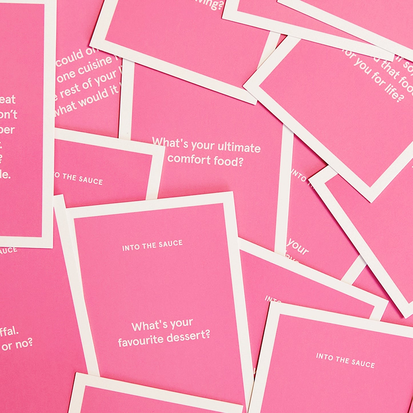 Into The Sauce: A Dinner Party Conversation Game