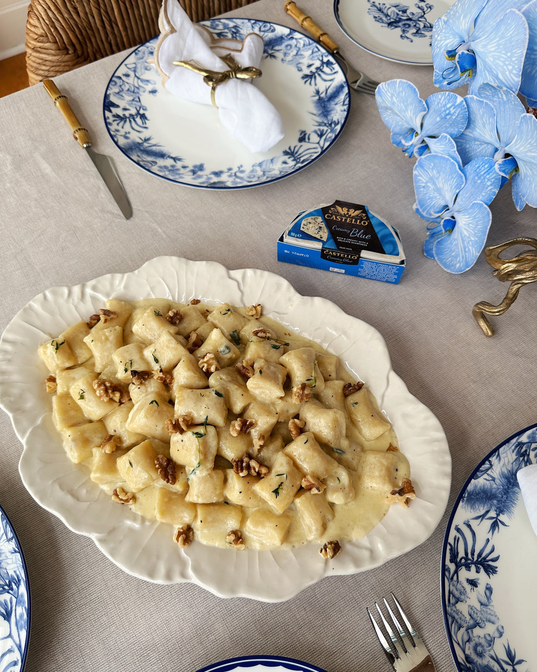 Creamy Blue Cheese Gnocchi