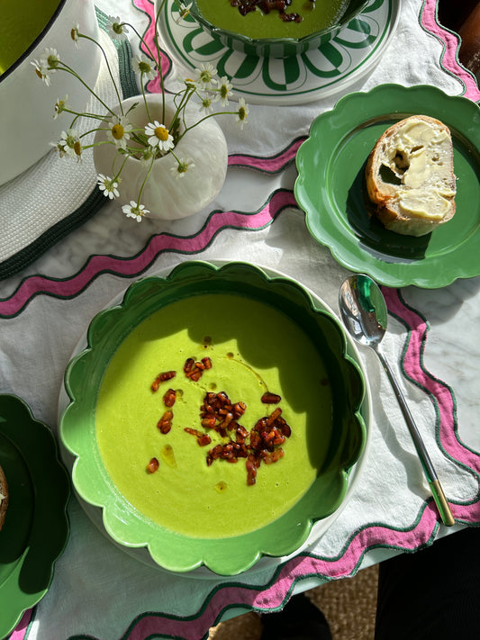 Pea & Pancetta Soup