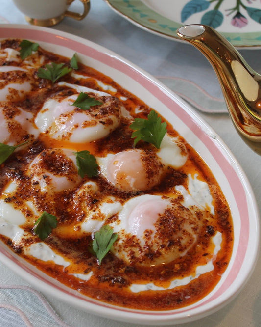 Cilbir (Turkish Eggs)