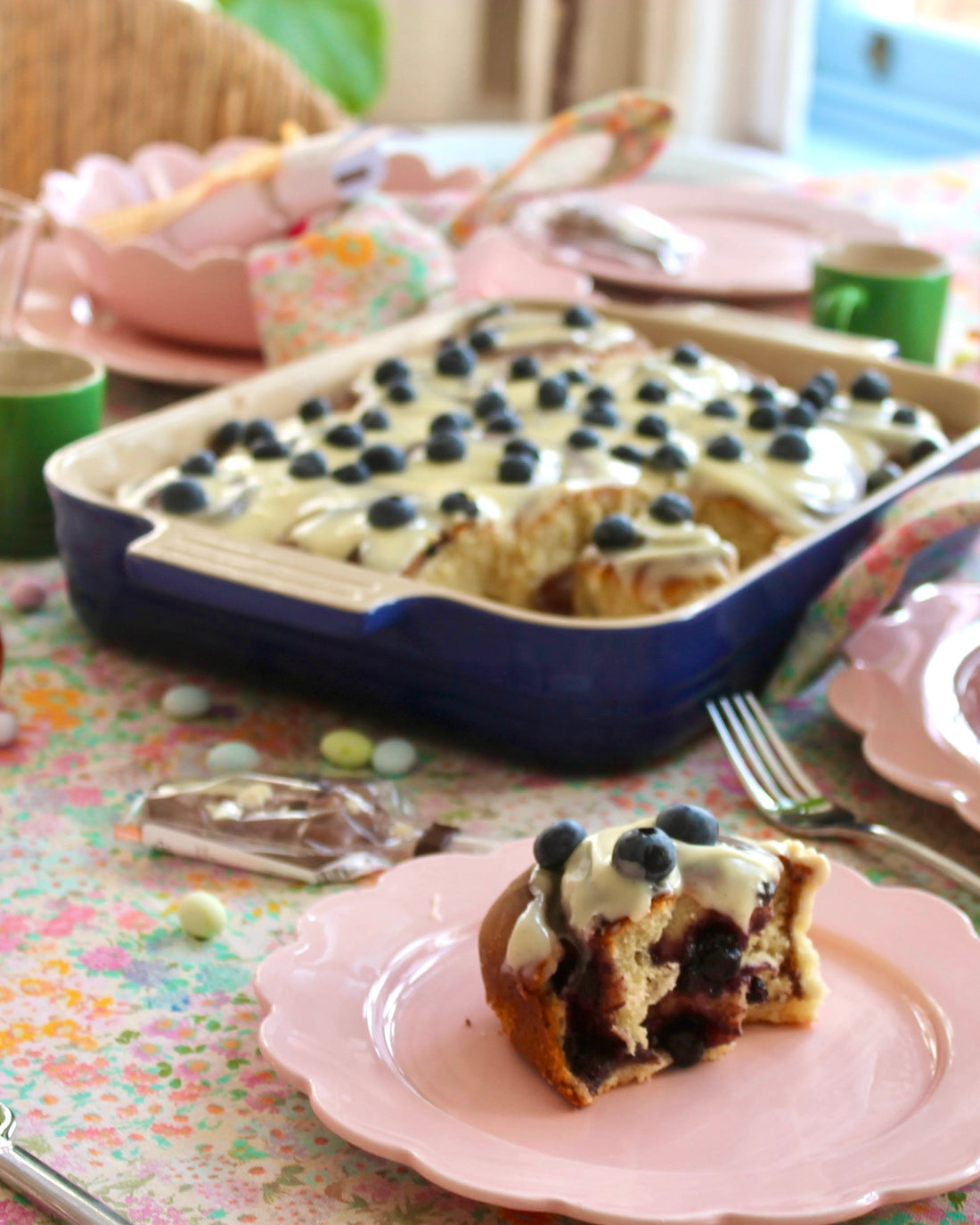 Blueberry Cinnamon Scrolls